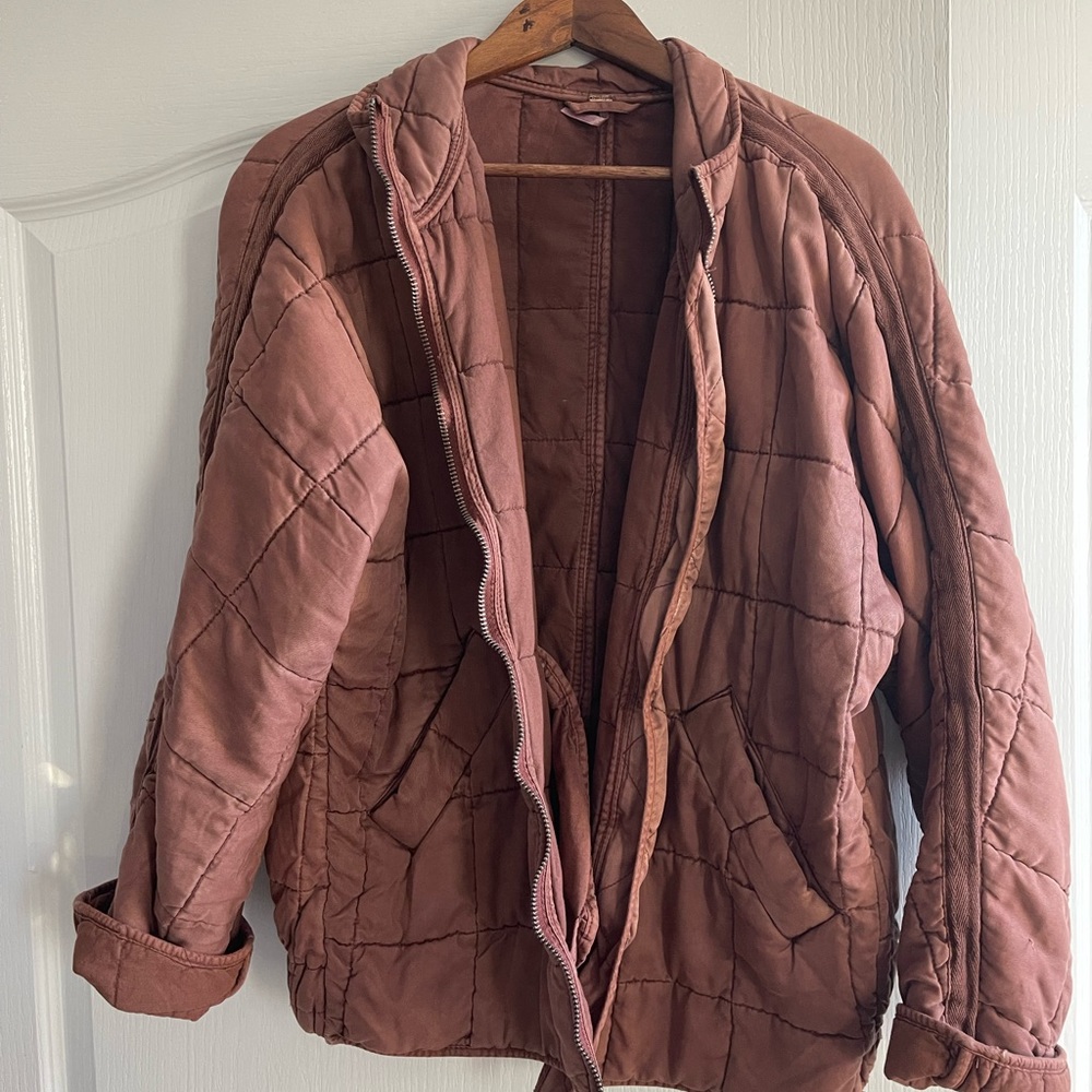 Free People Dolman Quilted Knit Jacket